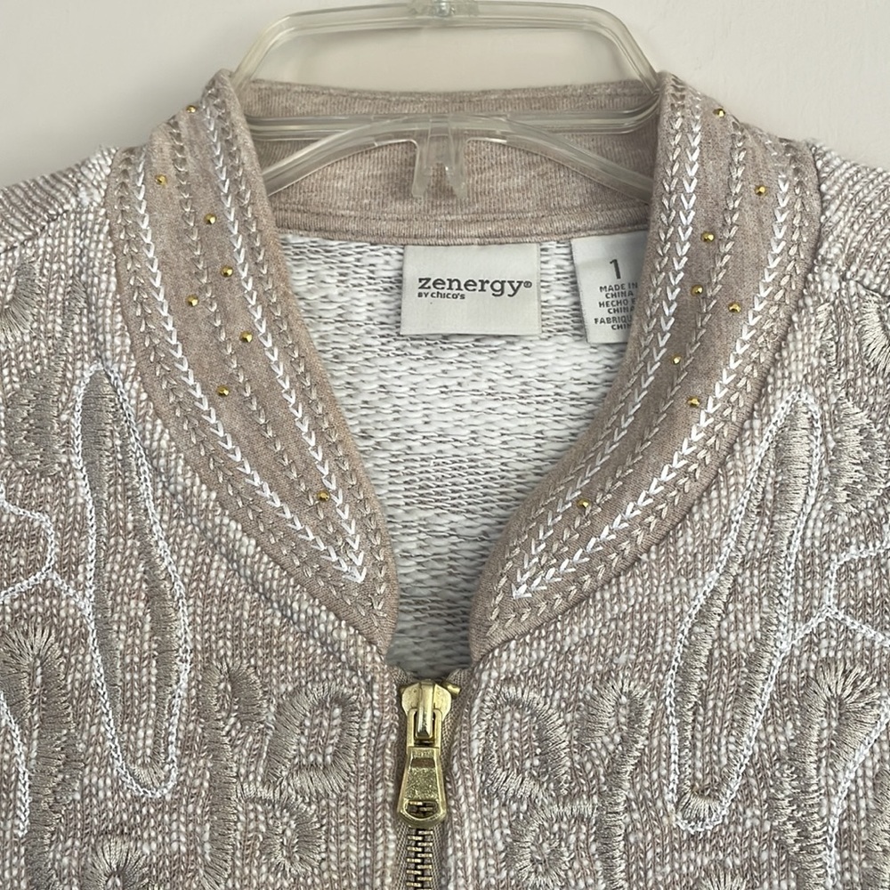 Dressy-casual zip front jacket - Picture 2 of 7
